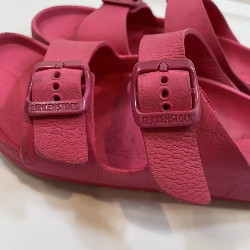 Arizona EVA Birkenstock Beetroot Purple Pink Toddler Girl's Size 1 EU 32 Sandals